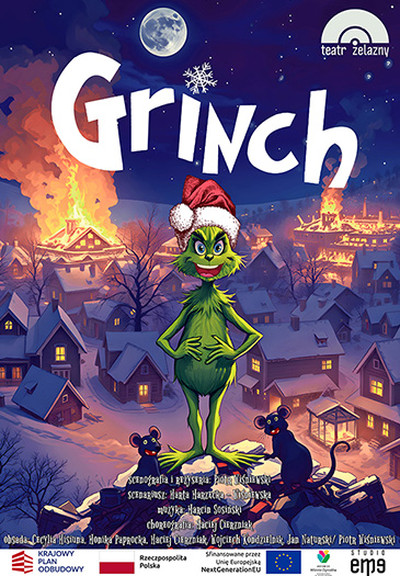 Plakat: GRINCH – spektakl familijny